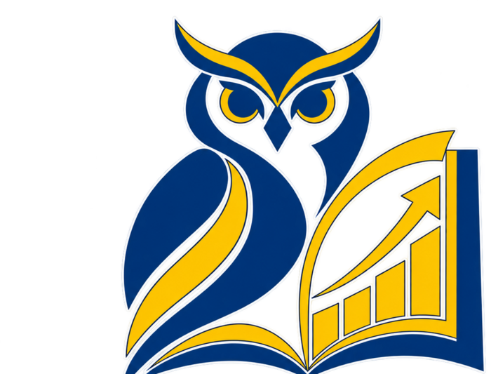 AllTax owl and financial-growth emblem